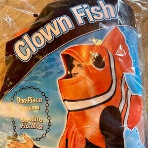 Vibrant Clown Fish Costume - Orange